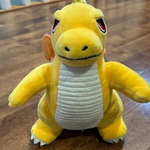 Miniso Yellow Pumpkin Dragon Plush Toy